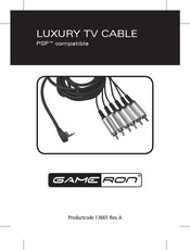 GAMERON LUXURY TV CABLE Instruction Manual