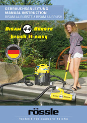 Rössle BISAM 44 BRUSH Manual Instructions