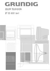 Grundig ST 55-800 text Manual