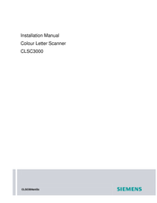 Siemens CLSC3000 Installation Manual