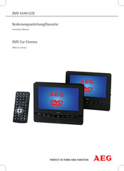 AEG ETV DVD 4549 LCD Instruction Manual