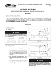 cashco POSR-1-20 Installation, Operation & Maintenance Manual