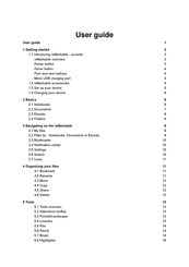 reMarkable RM100 User Manual