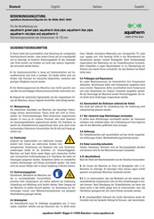 aquatherm 50337 Operation And Maintenance Manual