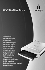 Iomega Portable Hard Drive USB / FireWire Quick Install Manual
