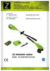 ZIPPER MASCHINEN ZI-MOS40V-AKKU User Manual