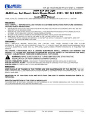 Larson Electronics EPL-QC-16C-2X150LED-RT-X24V-C1D1-12.3-100-EPP Instruction Manual