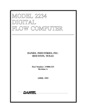 DANIEL 2234 Manual