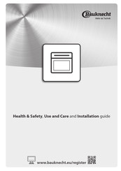 Bauknecht IR6 EP8VS2 PT Health & Safety, Use And Care And Installation Manual