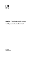 Dolby Laboratories iMeet Configuration Manual