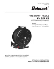 Balcrank 2310-005 Operation, Installation, Maintenance And Repair Manual