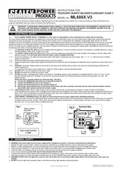 Sealey ML500X.V3 Instructions