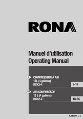 Rona RCK2-4 Operating Manual