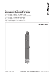 ProMinent DULCOTEST CLE 3.1-mA Operating Instructions Manual