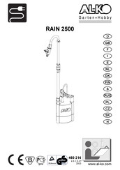 AL-KO RAIN 2500 Manual