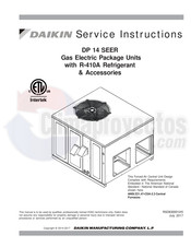 Daikin DP 14 Service Instructions Manual