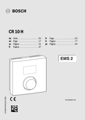 Bosch CR 10 H Manual