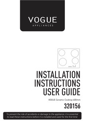 Vogue 320156 Installation Instructions & User Manual