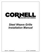 Cornell Steel Weave Grille Installation Manual