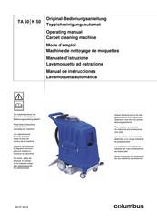 Columbus K 50 Operating Manual