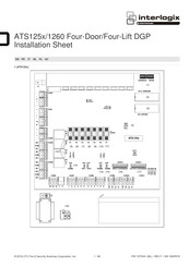 Interlogix ATS1260 Installation Sheet