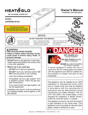 Heat&Glo SUPREME-I30-NZ Owner's Manual
