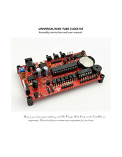 Nixie UNIVERSAL TUBE CLOCK KIT Assembly Instructions And User's Manual