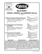 Hatco GLO-RAY GRSDS-52DHW Installation And Operating Manual
