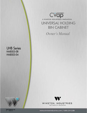 Winston Industries Cvap UHB Series Owner's Manual