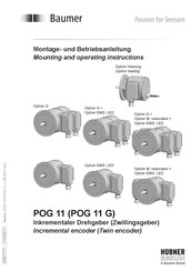 Baumer POG 11 G Mounting And Operating Instructions