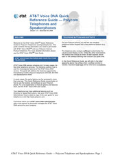 AT&T Voice DNA Quick Reference Manual