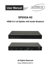 Altimium SP2H2A-H2 User Manual