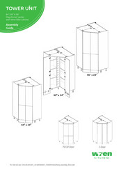 Wren Kitchens TOWER UNIT Assembly Manual