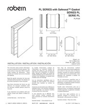 Robern PLSK40D4 Installation Manual