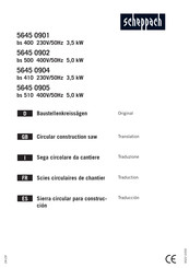 Scheppach 5645 0901 Manual