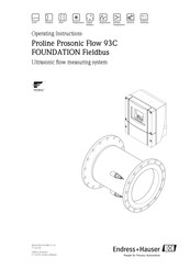 Endress+Hauser Proline Prosonic Flow
93C Operating Instructions Manual