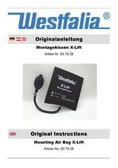 Westfalia 93 76 28 Original Instructions Manual