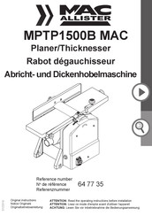 Mac allister 64 77 35 Original Instructions Manual