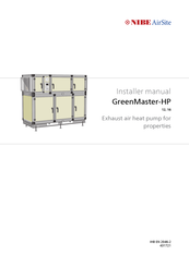 Nibe AirSite GreenMaster-HP 4-16/12 Installer Manual