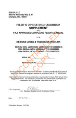 Cessna U206G STATIONAIR Pilot Operating Handbook