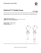 Graco SaniForce 5:1 Instructions And Parts