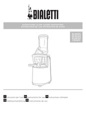 Bialetti SLW03 Instructions For Use Manual