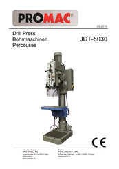 Promac JDT-5030 Operation Manual
