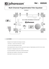Johansson 6505UK Use Manual
