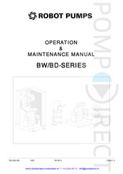 Robot Pumps BW Series Operation & Maintenance Manual
