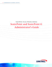 SonicWALL SonicPoint G Administrator's Manual