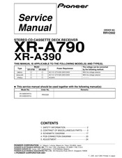 Pioneer RRV2502 Service Manual