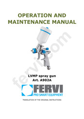 Fervi A902A Operation And Maintenance Manual