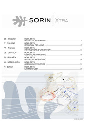 sorin Xtra Procedure Set BX/175 Instructions For Use Manual