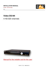 DSE DS-N4 Installation Manual